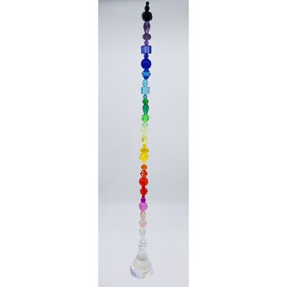 Beaded Suncatcher Rainbow Crystal Prism Hanging Patio Decor Yard Art Tree - Picture 4 of 10